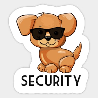 Security Dog Sticker